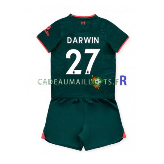 Liverpool Maillot avec flocage Darwin Nunez 27 3ème 2022-2023 ,Tenue Enfant MC