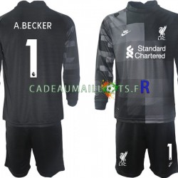 Liverpool Maillot avec flocage A.BECKER 1 Gardien 3ème 2021-2022 ,Tenue Enfant ML
