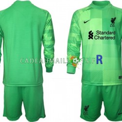 Liverpool Maillot avec flocage Gardien Domicile 2021-2022 ,Tenue Enfant ML