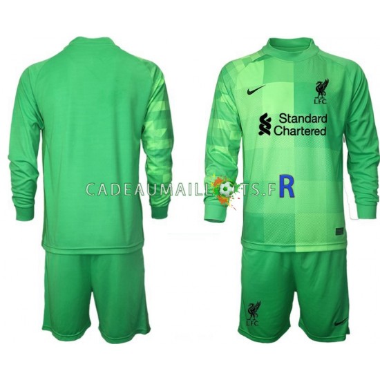 Liverpool Maillot avec flocage Gardien Domicile 2021-2022 ,Tenue Enfant ML