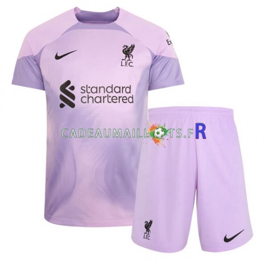 Liverpool Maillot avec flocage Gardien Domicile 2022-2023 ,Tenue Enfant MC