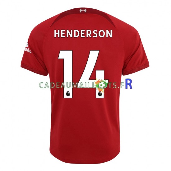 Liverpool Maillot avec flocage Henderson 14 Domicile 2022-2023 ,Homme MC