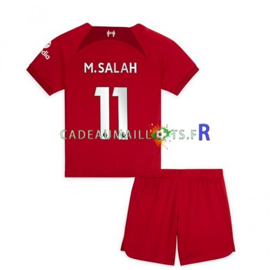 Liverpool Maillot avec flocage M.Salah 11 Domicile 2022-2023 ,Tenue Enfant MC