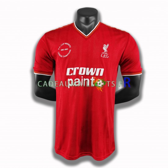 Liverpool Maillot avec flocage - Rétro Domicile 1985 1986 ,Homme MC