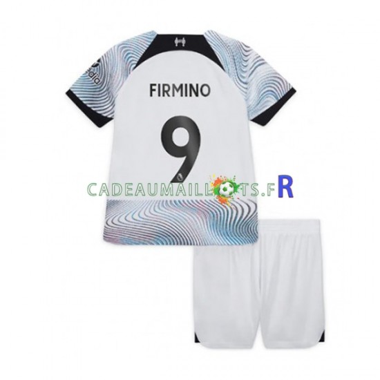 Liverpool Maillot avec flocage Roberto Firmino 9 Extérieur 2022-2023 ,Tenue Enfant MC