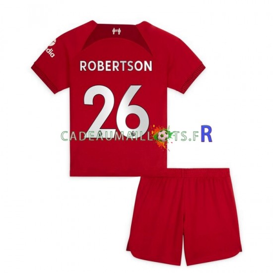 Liverpool Maillot avec flocage Robertson 26 Domicile 2022-2023 ,Tenue Enfant MC