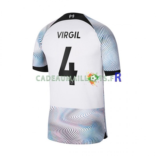 Liverpool Maillot avec flocage Virgil 4 Extérieur 2022-2023 ,Homme MC