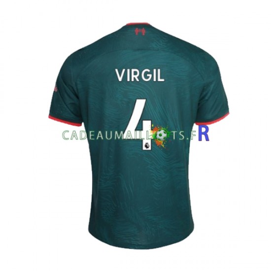 Liverpool Maillot avec flocage Virgil van Dijk 4 3ème 2022-2023 ,Homme MC