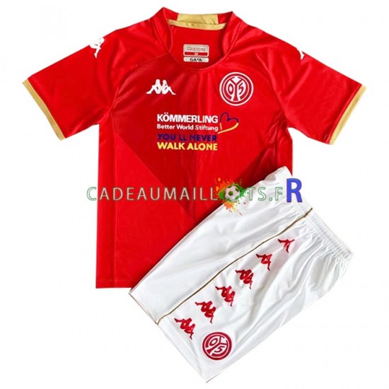 Mainz 05 Maillot avec flocage Domicile 2022-2023 ,Tenue Enfant MC