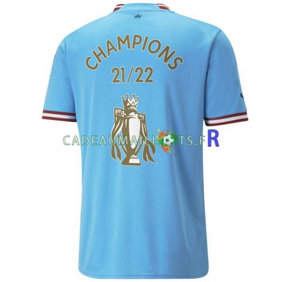 Manchester City Maillot avec flocage Champions Domicile 2022-2023 ,Homme MC