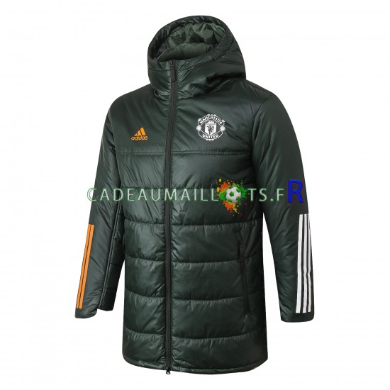 Manchester City Vert Veste Rembourrée ,Homme