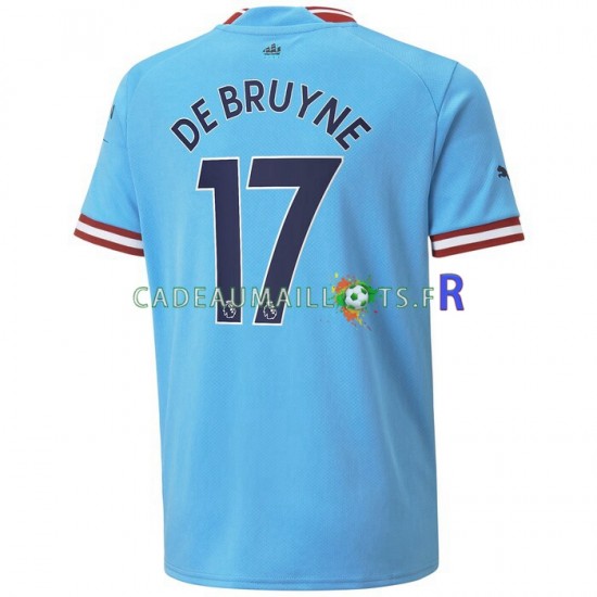 Manchester City Maillot avec flocage De Bruyne 17 Domicile 2022-2023 ,Homme MC