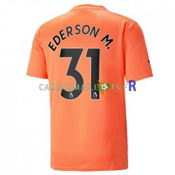Manchester City Maillot avec flocage Ederson M. 31 Gardien 3ème 2022-2023 ,Homme MC