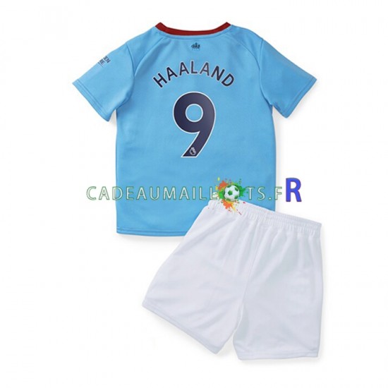 Manchester City Maillot avec flocage Haaland 9 Domicile 2022-2023 ,Tenue Enfant MC