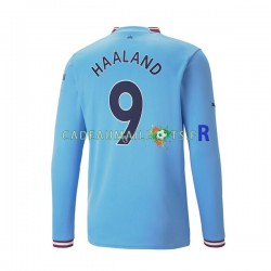 Manchester City Maillot avec flocage Haaland 9 Domicile 2022-2023 ,Homme ML