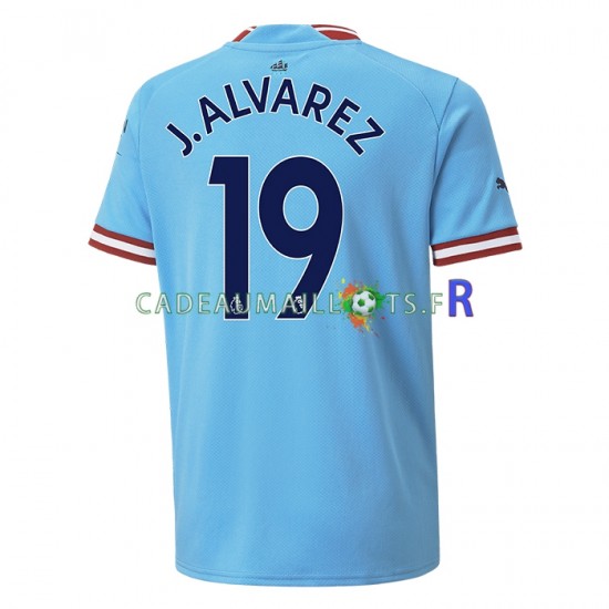 Manchester City Maillot avec flocage J. ALVAREZ 19 Domicile 2022-2023 ,Homme MC