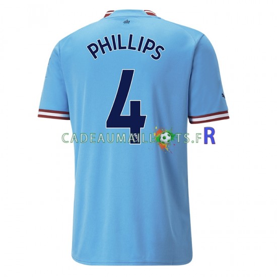 Manchester City Maillot avec flocage PHILLIPS 4 Domicile 2022-2023 ,Homme MC