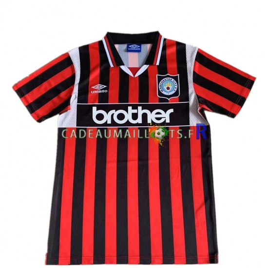 Manchester City Maillot avec flocage Rétro Extérieur 1996 ,Homme MC