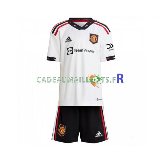 Manchester United Maillot avec flocage Extérieur 2022-2023 ,Tenue Enfant MC