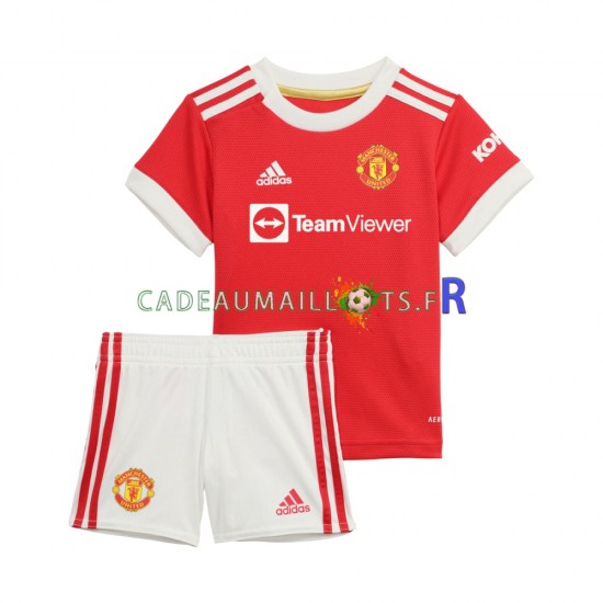 Manchester United Maillot avec flocage Domicile 2021-2022 ,Tenue Enfant MC