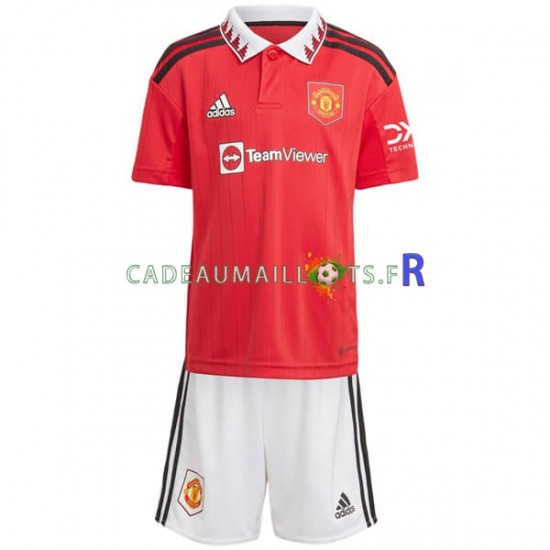 Manchester United Maillot avec flocage Domicile 2022-2023 ,Tenue Enfant MC