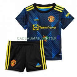 Manchester United Maillot avec flocage 3ème 2021-2022 ,Tenue Enfant MC
