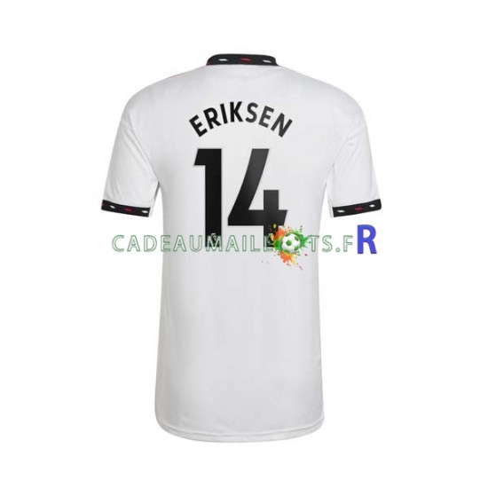 Manchester United Maillot avec flocage Christian Eriksen 14 Extérieur 2022-2023 ,Homme MC