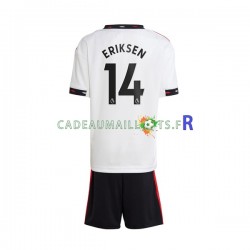 Manchester United Maillot avec flocage Christian Eriksen 14 Extérieur 2022-2023 ,Tenue Enfant MC