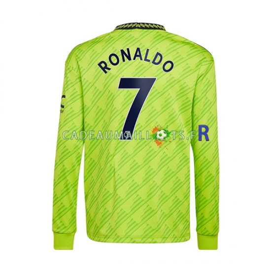 Manchester United Maillot avec flocage Cristiano Ronaldo 3ème 2022-2023 ,Homme ML