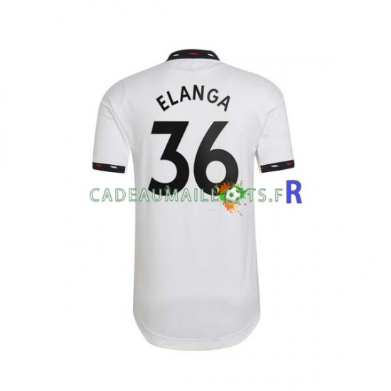 Manchester United Maillot avec flocage Elanga 36 Extérieur 2022-2023 ,Homme MC