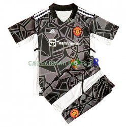 Manchester United Maillot avec flocage Gardien Extérieur 2022-2023 ,Tenue Enfant MC