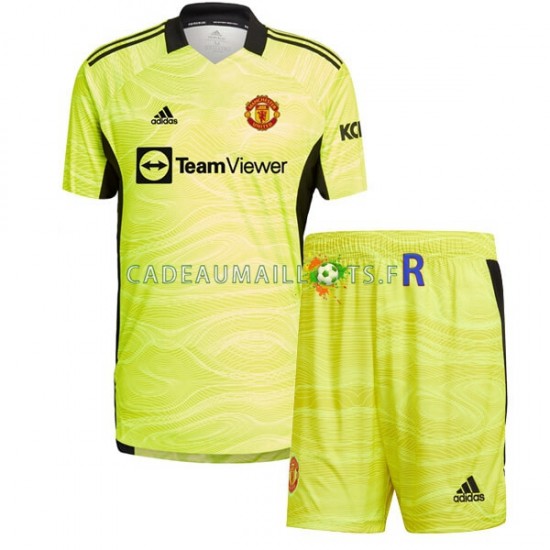 Manchester United Maillot avec flocage Gardien Domicile 2021-2022 ,Tenue Enfant MC