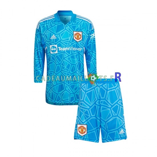 Manchester United Maillot avec flocage Gardien Domicile 2022-2023 ,Tenue Enfant ML