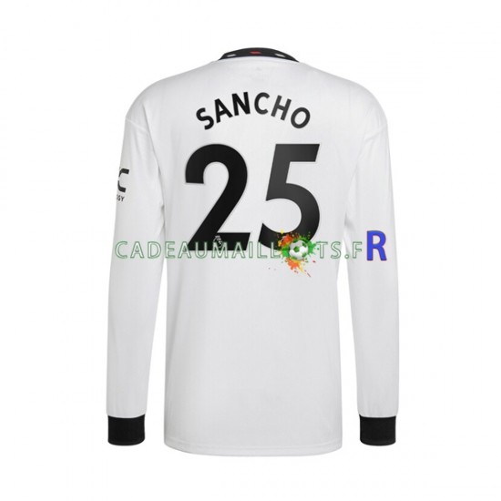 Manchester United Maillot avec flocage Jadon Sancho 25 Extérieur 2022-2023 ,Homme ML