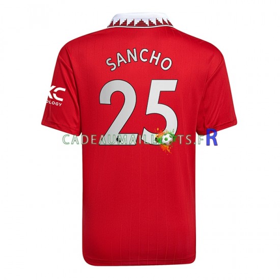 Manchester United Maillot avec flocage Jadon Sancho 25 Domicile 2022-2023 ,Homme MC