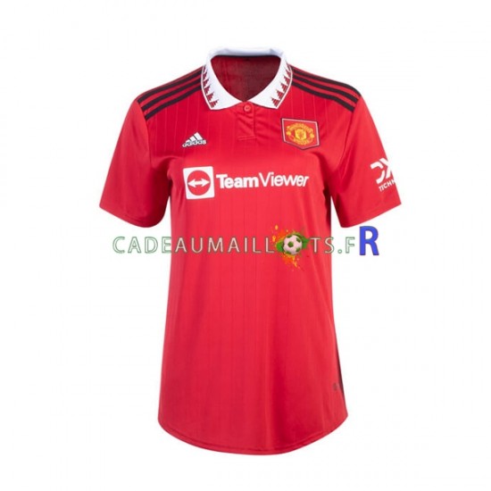 Manchester United Maillot avec flocage Domicile 2022-2023 ,Femme MC