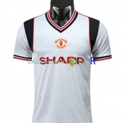 Manchester United Maillot avec flocage Rétro Extérieur 1985 ,Homme MC
