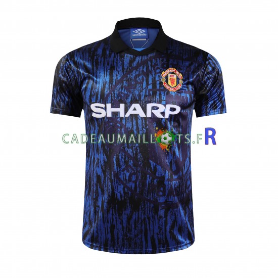 Manchester United Maillot avec flocage Rétro Extérieur 1993 ,Homme MC