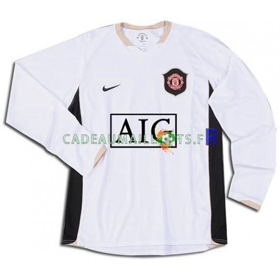 Manchester United Maillot avec flocage Rétro Extérieur 2006-2007 ,Homme ML