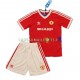 Manchester United Maillot avec flocage Rétro Domicile 1984 ,Tenue Enfant MC