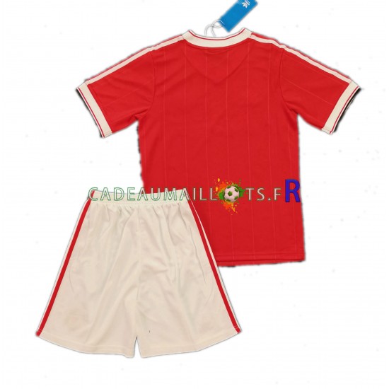 Manchester United Maillot avec flocage Rétro Domicile 1984 ,Tenue Enfant MC