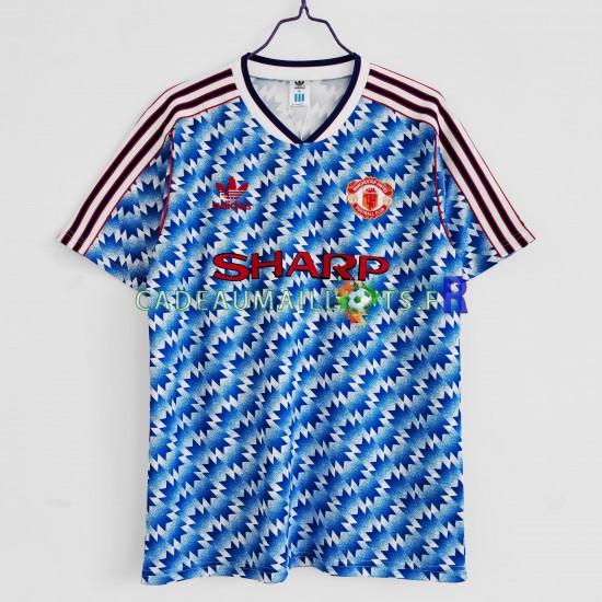 Manchester United Maillot avec flocage Rétro Domicile 1992 ,Homme MC