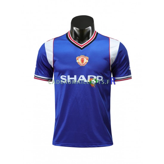 Manchester United Maillot avec flocage Rétro 3ème 1985 ,Homme MC