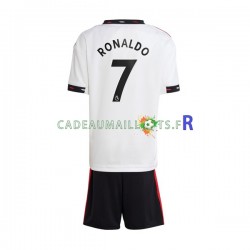 Manchester United Maillot avec flocage Ronaldo 7 Extérieur 2022-2023 ,Tenue Enfant MC