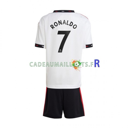 Manchester United Maillot avec flocage Ronaldo 7 Extérieur 2022-2023 ,Tenue Enfant MC