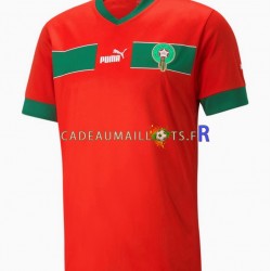 Maroc Maillot avec flocage Domicile Coupe du Monde 2022 ,Homme MC