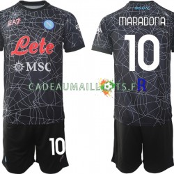 Naples Maillot avec flocage Diego Maradona 10 Special Domicile 2021-2022 ,Tenue Enfant MC