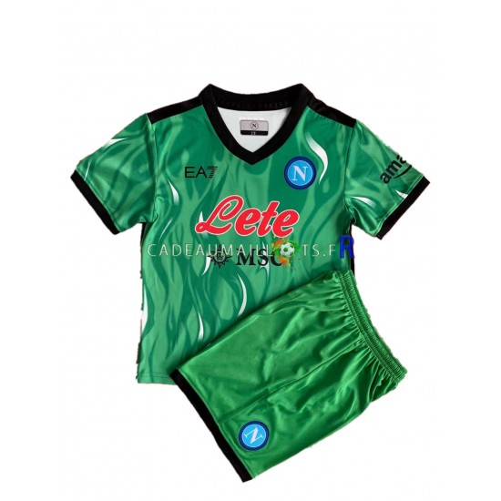 Naples Maillot avec flocage Gardien Domicile 2021-2022 ,Tenue Enfant MC