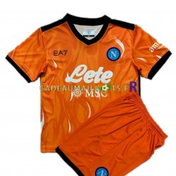 Naples Maillot avec flocage Gardien 3ème 2021-2022 ,Tenue Enfant MC