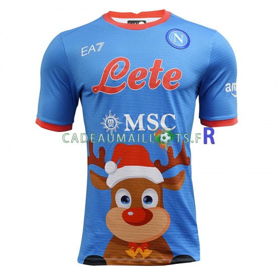 Naples Maillot avec flocage Xmas Domicile 2022-2023 ,Homme MC